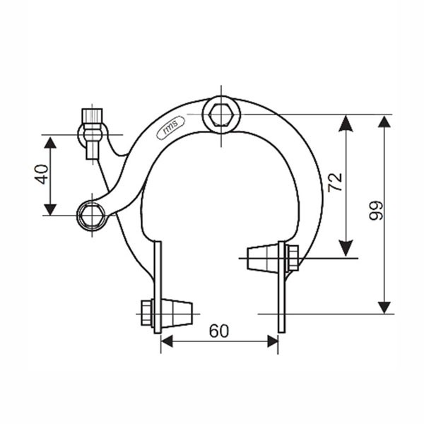 Obročna zavora BMX velika I. II.