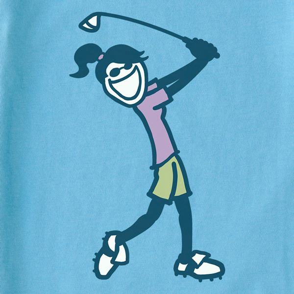 Life is Good Vintage Cru Golf Jackie, ženska kratka majica