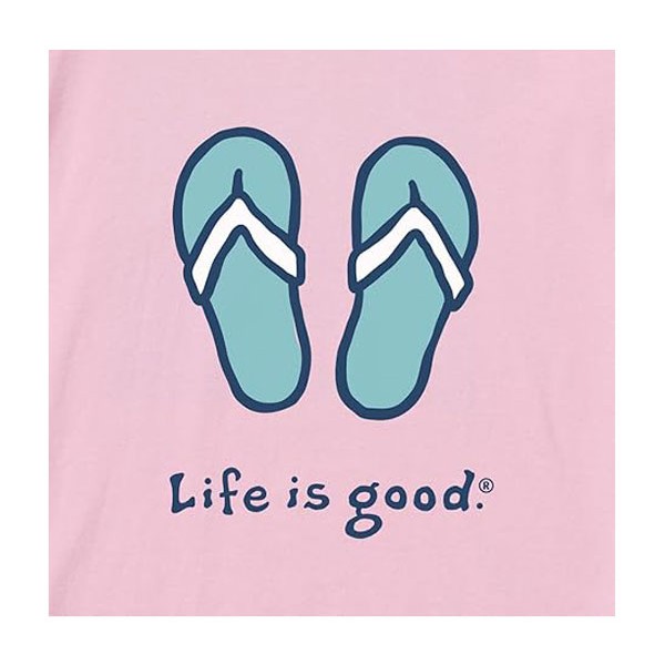Life is Good Vintage Crusher Flip Flops, ženska kratka majica