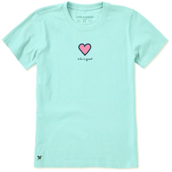 Life is Good Vintage Crusher Heart, ženska kratka majica