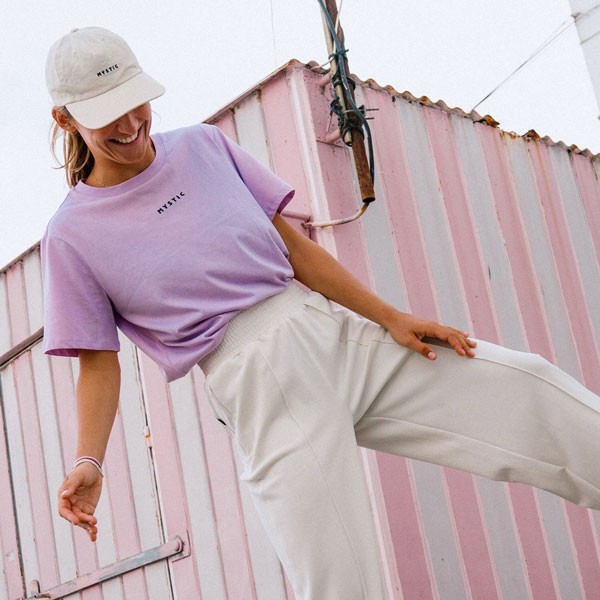 Ženske dolge hlače Mystic Breezy Jogger v bež barvi