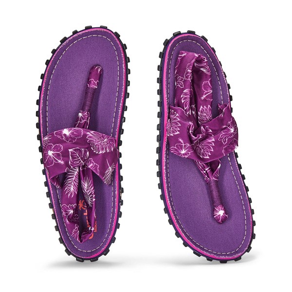 Ženske japonke / sandali Gumbies Slingback Purple
