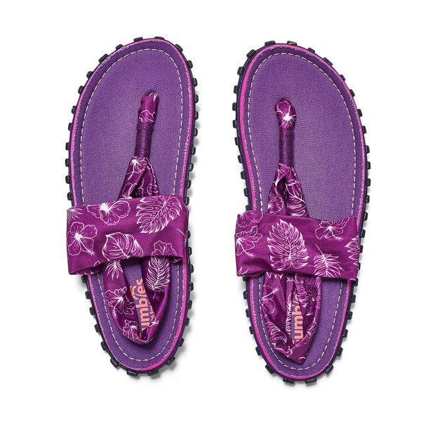 Ženske japonke / sandali Gumbies Slingback Purple