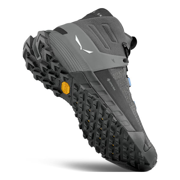 Ženski pohodni čevlji Salewa Wildfire NXT Mid GT v sivi barvi