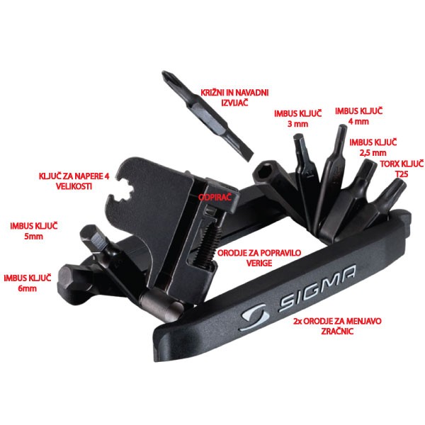 Žepno orodje Sigma PT-17