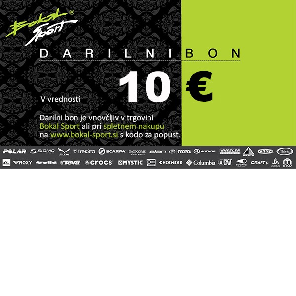 Darilni bon Bokal Sport za 10 €.