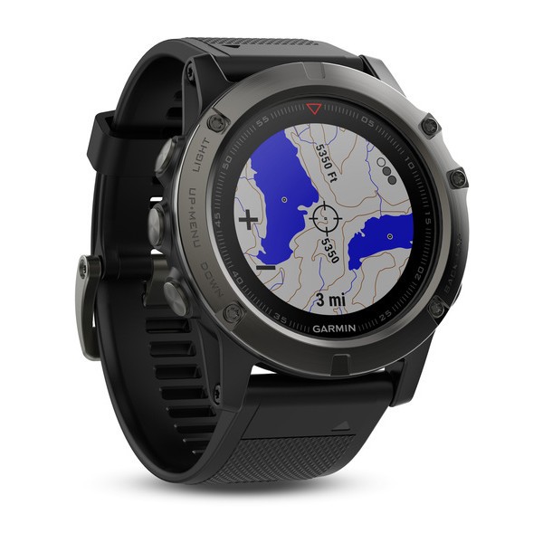 Športna ura Garmin Fenix 5X - Slate siv s črnim paščkom