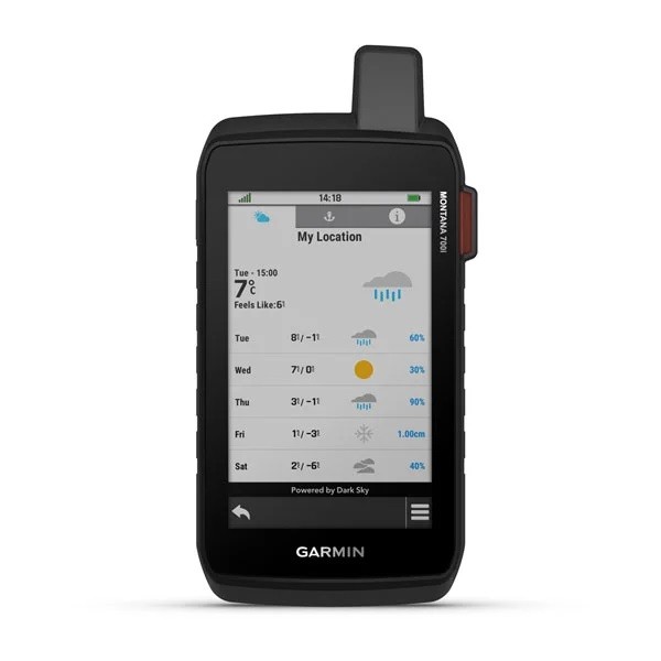 Garmin Montana 700i.