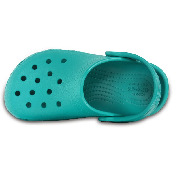 Crocs otroški natikači classic Tropical teal.