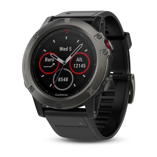 Športna ura Garmin Fenix 5X - Slate siv s črnim paščkom