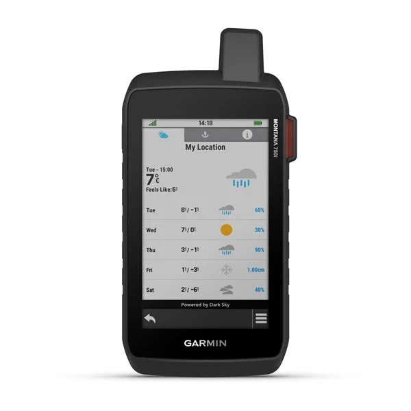 Garmin Montana 750i.