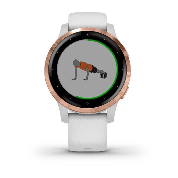 Garmin Vivoactive 4s white.