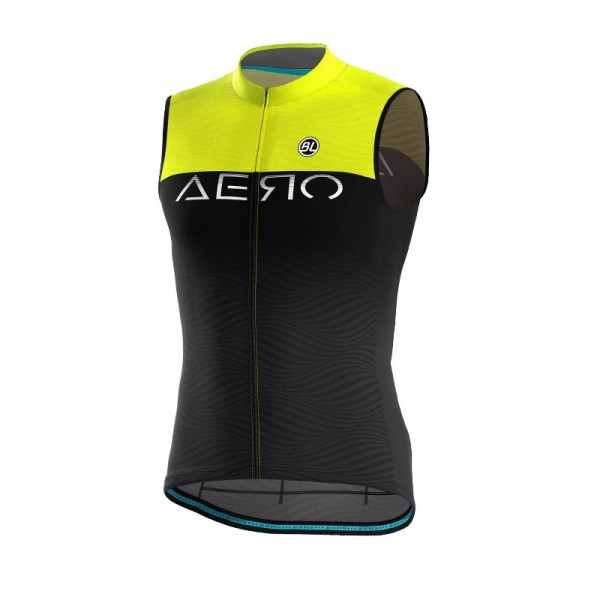 Bicycle Line moška majica brez rokav Aero S2 Rumena.