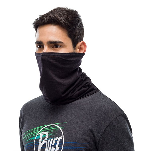Buff Lightweight Merino Wool Black.