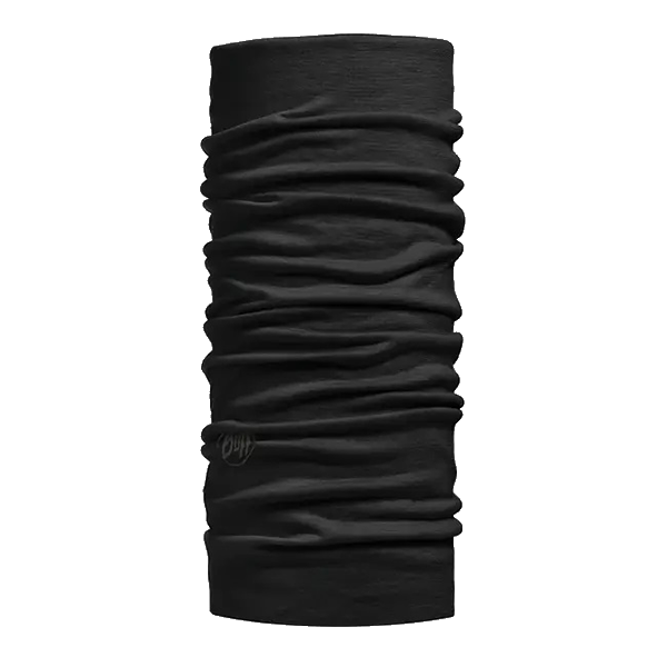 Buff merino lightweight Solid black