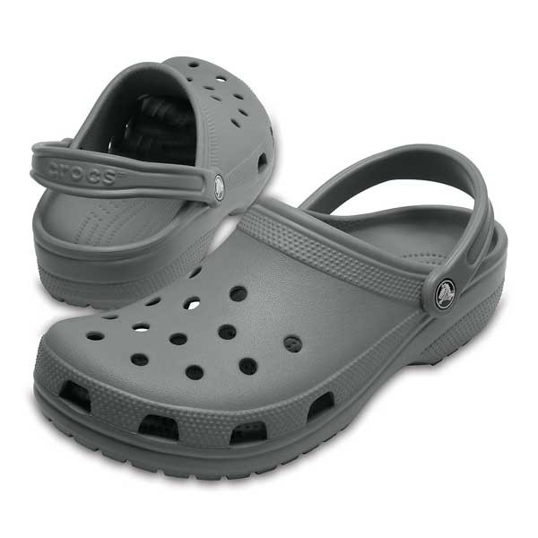 Crocs natikači Classic Slate Grey