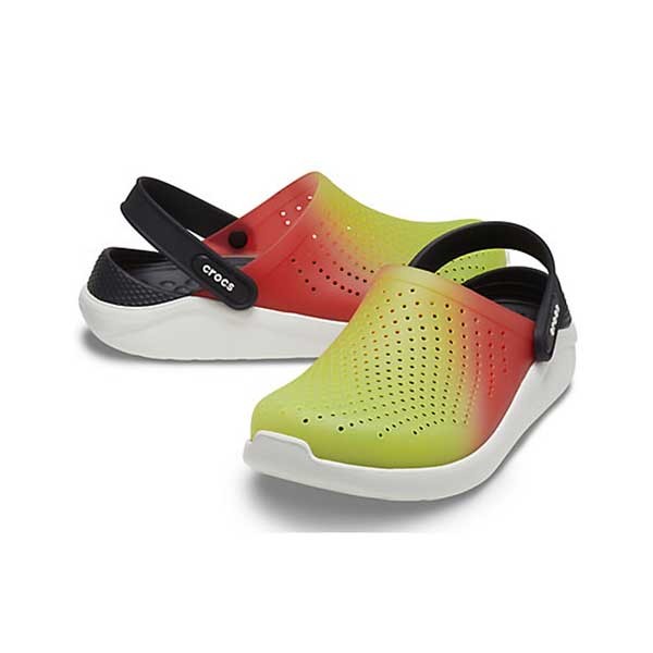 Crocs natikači Literide lime punch