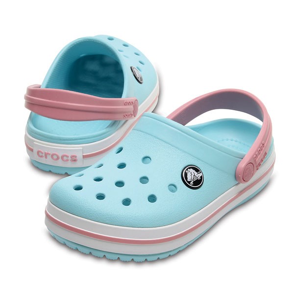 Crocs otroški natikači Crocband Ice Blue.