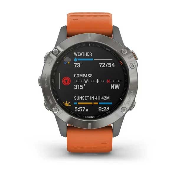 Garmin Fenix 6 Titanium.