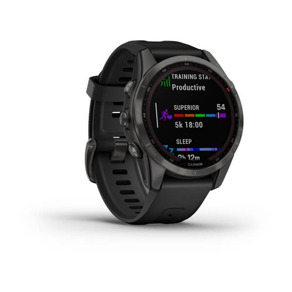 Garmin Fenix 7s Sapphire Solar.