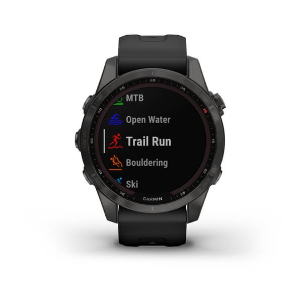 Garmin Fenix 7s Sapphire Solar.