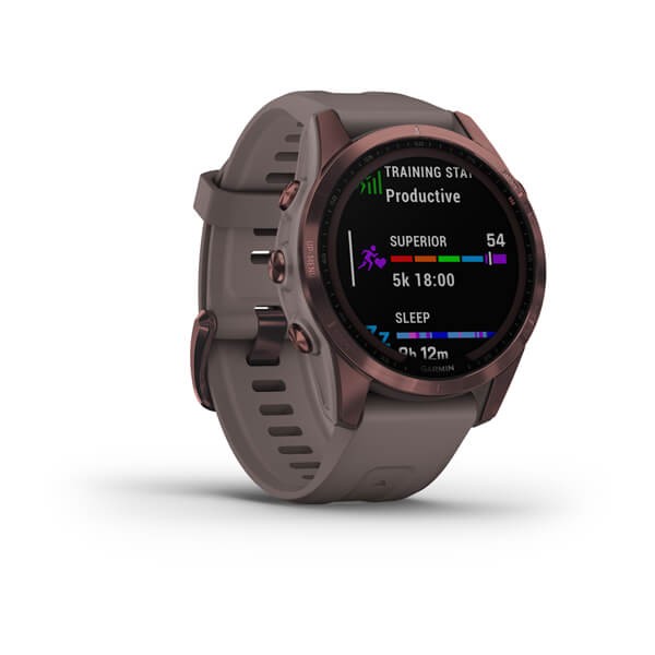 Garmin Fenix 7s Sapphire Solar.