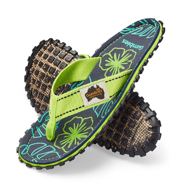 Gumbies unisex japonke Islander Lime