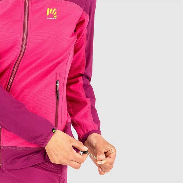 Karpos ženska softshell jakna parete.