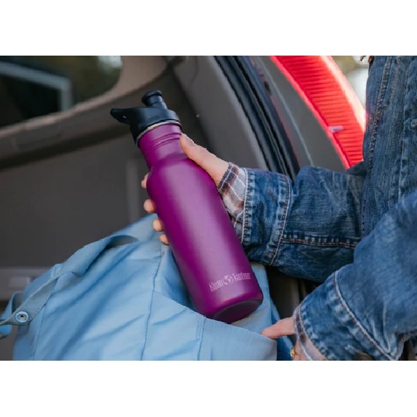 Klean Kanteen steklenica Classic Narrow Sport Cap 523 ml Purple Potion