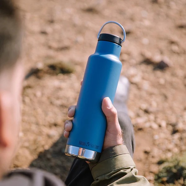 Klean Kanteen termo steklenica Insulated Classic Loop Cap 592 ml Real Teal