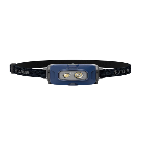Led Lenser HF4R Core - modra, naglavna, polnilna svetilka
