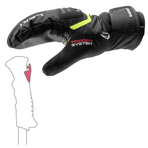 Leki otroške smučarske nogavice Griffin 3D Mitten.
