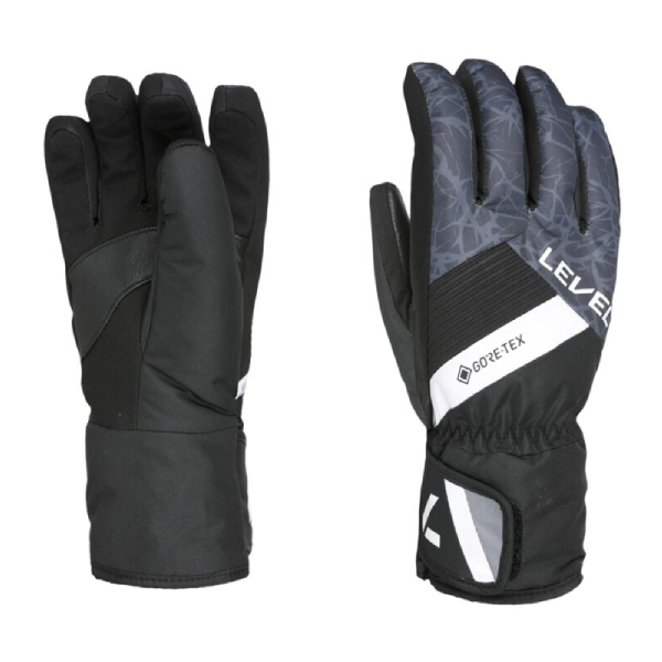 Level otroške rokavice Neo Goretex v temnosivi barvi.
