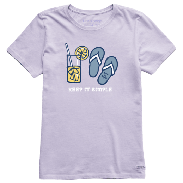Life is Good ženska majica Keep It Simple Lemonade