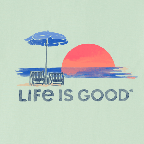Life is good ženska majica Sunset Watercolor
