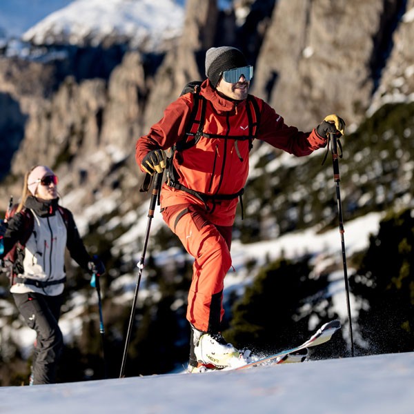 Salewa moške hlače Sella DST Hybrid.