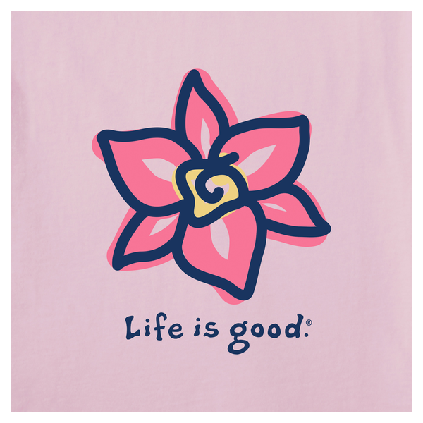Ženska kratka majica Life is Good Crusher Orchid
