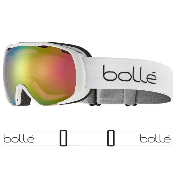 Bolle otroška smučarska očala Royal (barva: White Matte)