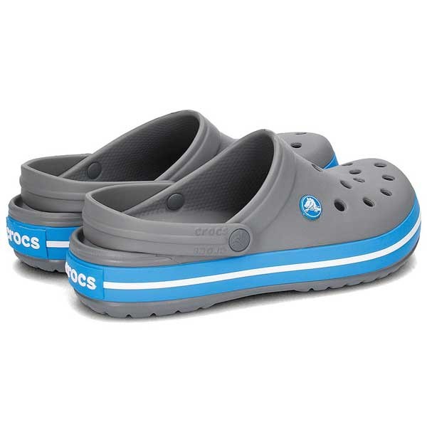 Crocs natikači Crocband Charcoal/Ocean.