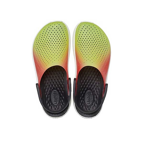 Crocs natikači Literide lime punch