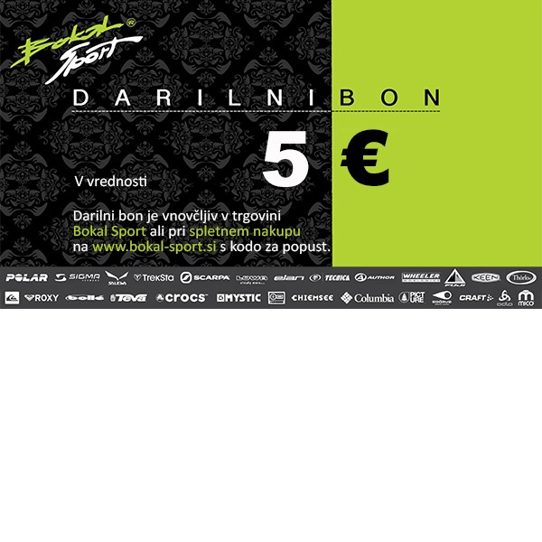 Darilni bon 5 €.