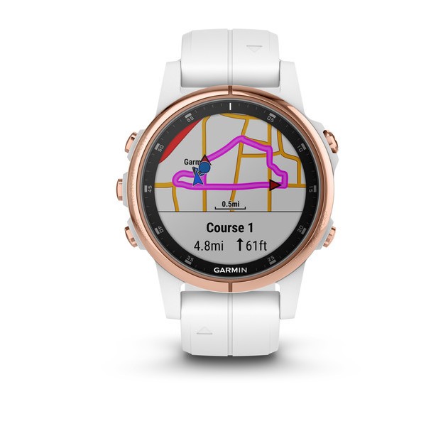 Garmin Fenix 5s Sapphire Plus Rose Gold.