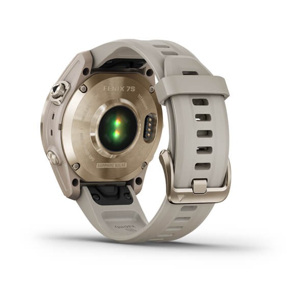 Garmin Fenix 7s Sapphire Solar.