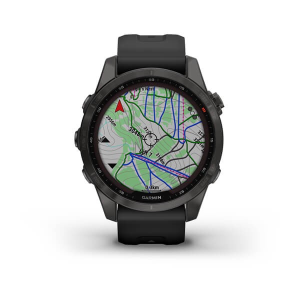 Garmin Fenix 7s Sapphire Solar.