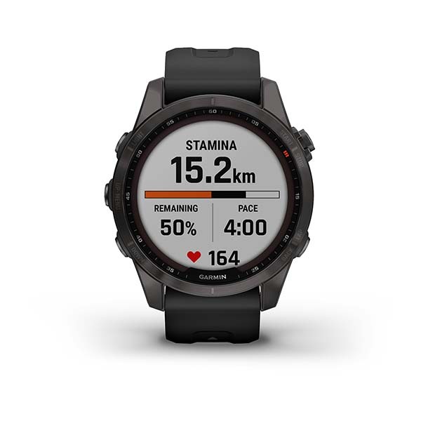 Garmin Fenix 7s Sapphire Solar.