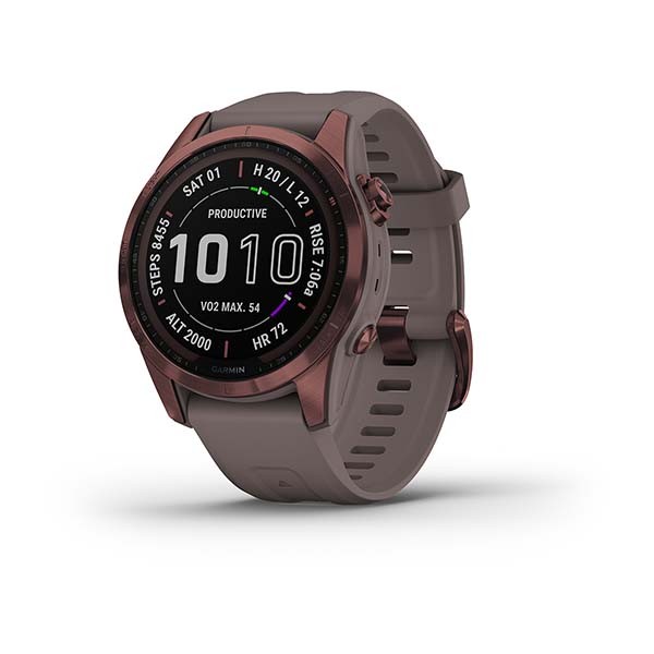 Garmin Fenix 7s Sapphire Solar.