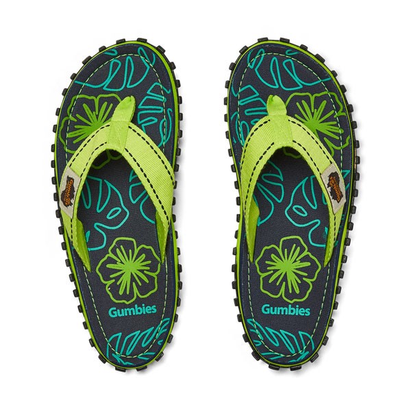 Gumbies unisex japonke Islander Lime