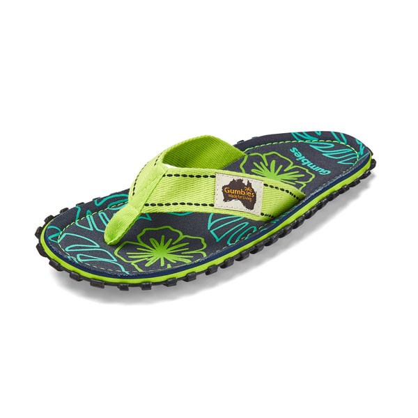 Gumbies unisex japonke Islander Lime