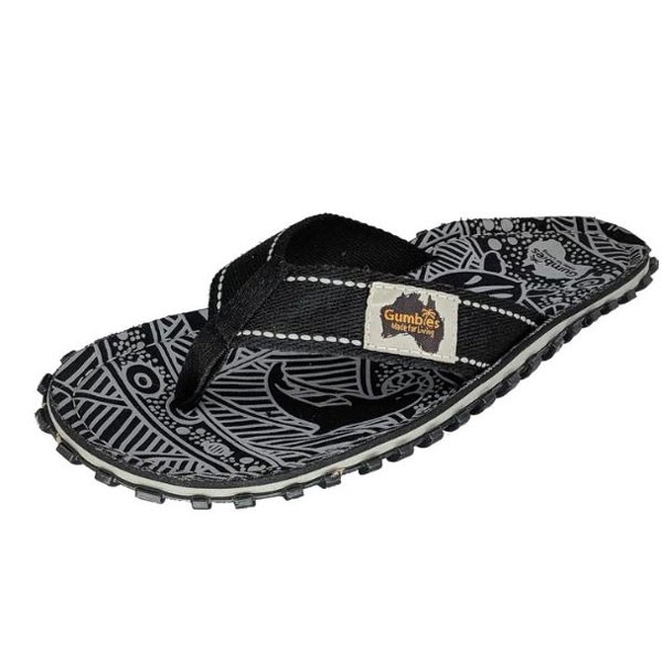 Gumbies unisex japonke Islander Black Signiture.
