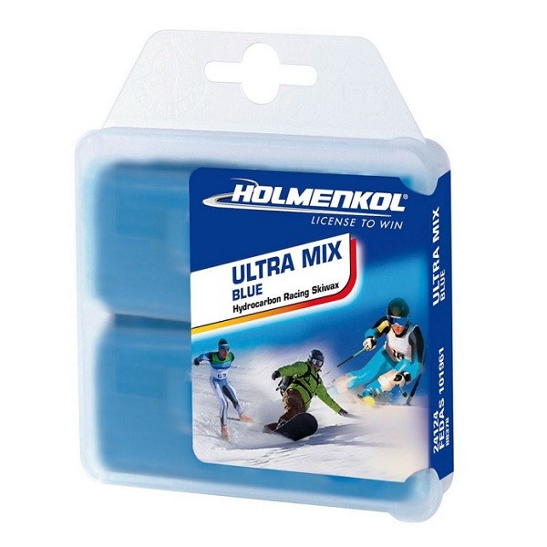 Holmenkol vosek UltraMix blue.